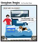 Sleepytown beagle cartoon