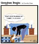 Sleepytown beagle cartoon