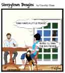 Sleepytown beagle cartoon