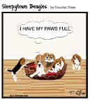 Sleepytown beagle cartoon