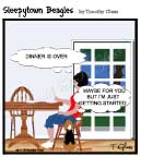 Sleepytown beagle cartoon