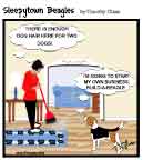 Sleepytown beagle cartoon