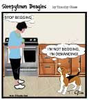 Sleepytown beagle cartoon