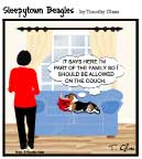 Sleepytown beagle cartoon