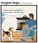 Sleepytown beagle cartoon