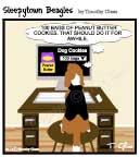 Sleepytown beagle cartoon