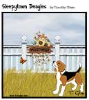 Sleepytown beagle cartoon