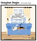 Sleepytown beagle cartoon