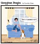 Sleepytown beagle cartoon