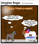 Sleepytown beagle cartoon