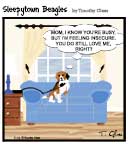 Sleepytown beagle cartoon