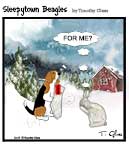 Sleepytown beagle cartoon