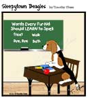 Sleepytown beagle cartoon