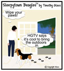 Sleepytown beagle cartoon