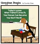 Sleepytown beagle cartoon