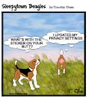 Sleepytown beagle cartoon
