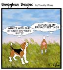 Sleepytown beagle cartoon