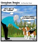 Sleepytown beagle cartoon