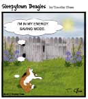 Sleepytown beagle cartoon