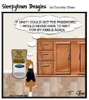 Sleepytown beagle cartoon