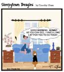 Sleepytown beagle cartoon