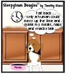 Sleepytown beagle cartoon