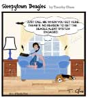 Sleepytown beagle cartoon