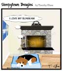 Sleepytown beagle cartoon