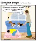 Sleepytown beagle cartoon