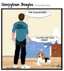Sleepytown beagle cartoon
