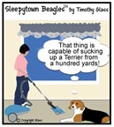 Sleepytown beagle cartoon