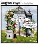Sleepytown beagle cartoon