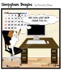 Sleepytown beagle cartoon