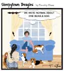 Sleepytown beagle cartoon