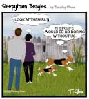 Sleepytown beagle cartoon