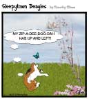 Sleepytown beagle cartoon