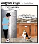 Sleepytown beagle cartoon