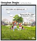 Sleepytown beagle cartoon
