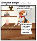 Sleepytown beagle cartoon