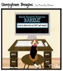 Sleepytown beagle cartoon