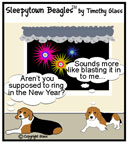 Sleepytown beagle cartoon