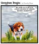 Sleepytown beagle cartoon