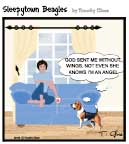 Sleepytown beagle cartoon