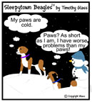 Sleepytown beagle cartoon