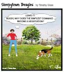Sleepytown beagle cartoon