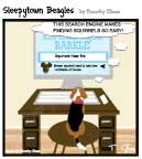 Sleepytown beagle cartoon