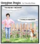 Sleepytown beagle cartoon