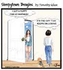 Sleepytown beagle cartoon