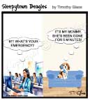 Sleepytown beagle cartoon