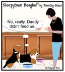 Sleepytown beagle cartoon